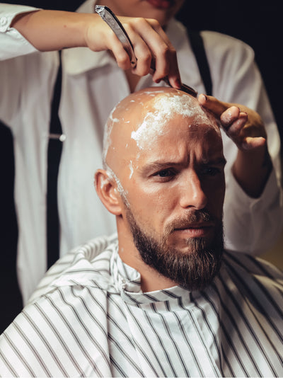 Straight Razor Head Shave